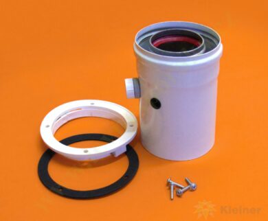 Koaxiální adaptér pro aqua comfort TURBO pr. 60/100 mm s odvodem kondenzátu  (115-0054)