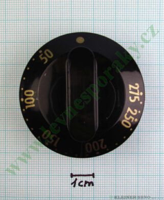 Knoflík termostatu hnědý VT06 (shodné s 139191, 139275)(zrušeno bez náhrady)  (139438)