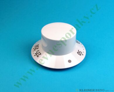 Knoflík termostatu trouby - bílý (shodné s 375663)(zrušeno bez náhrady)  (145744)