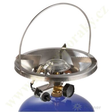 Vařič plynový 1-hořákový MEVA SOLO PLUS přímotlaký, piezo 2154P  (2154P)