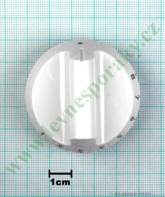Knoflík plynového termostatu - bílý  (242785)