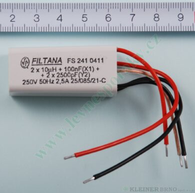 Kondenzátor odruš. zapal. 2x10uH+100nF+2x2500pF (zrušeno, možné nahradit K25200)  (811500)
