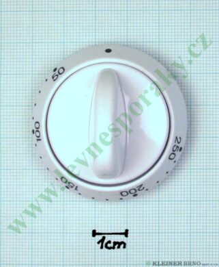 Knoflík termostatu 4CF-56 MB  sl. kost, zrušeno-náhrada je C181086P8  (C180131P2)