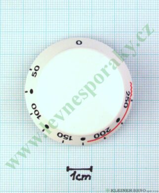 Knoflík termostatu bílý (zrušeno bez náhrady)  (C18A005B5)