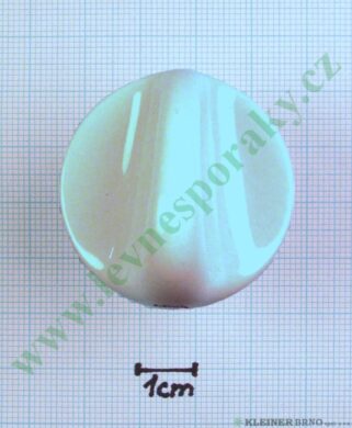 Knoflík bílý 2H, 3H (náhrada za C18T002A6 - jiný design)  (C18T000A0)