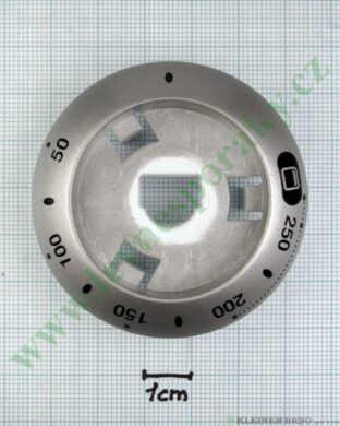 Podložka pod knoflík termostatu 2H... I Inox ( stříbrná )( zrušeno bez náhrady )  (C20K000H2)