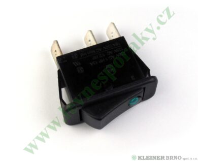 Hlavní vypínač-zelená kontrolka BETA Electronic, Comfort do 10/2004  (K25055)