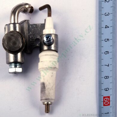 Hořák zapalovací s elektrodou ZP  408 (shodné s T11676+T12113)(zrušeno)  (T11606)