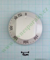 Knoflík termostatu - bílý