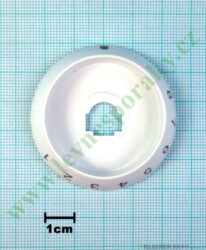 Kroužek knoflíku termostatu 1-8, bílý