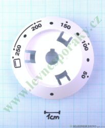 Podložka pod knoflík termostatu B bílá v=16 mm ( zrušeno bez náhrady )