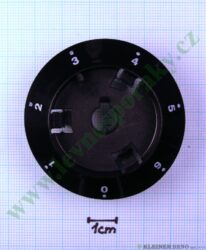 Podložka pod knoflík elektrika 0-6 N tmavá v=20 mm ( zrušeno bez náhrady )