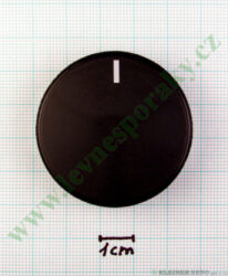 Knoflík černý k potenciometru průměr 40 mm BETA Electronic, Comfort od 11/2004