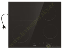 MORA VDST 650 FF - sklokeramická deska bez rámu - Sklokeramická vestavná deska na 230V, přední hrana zkosená, ostatní broušené